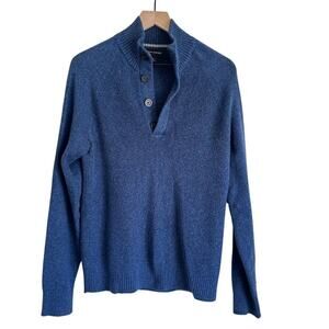 Banana Republic Factory High Neck Sweater Blue M